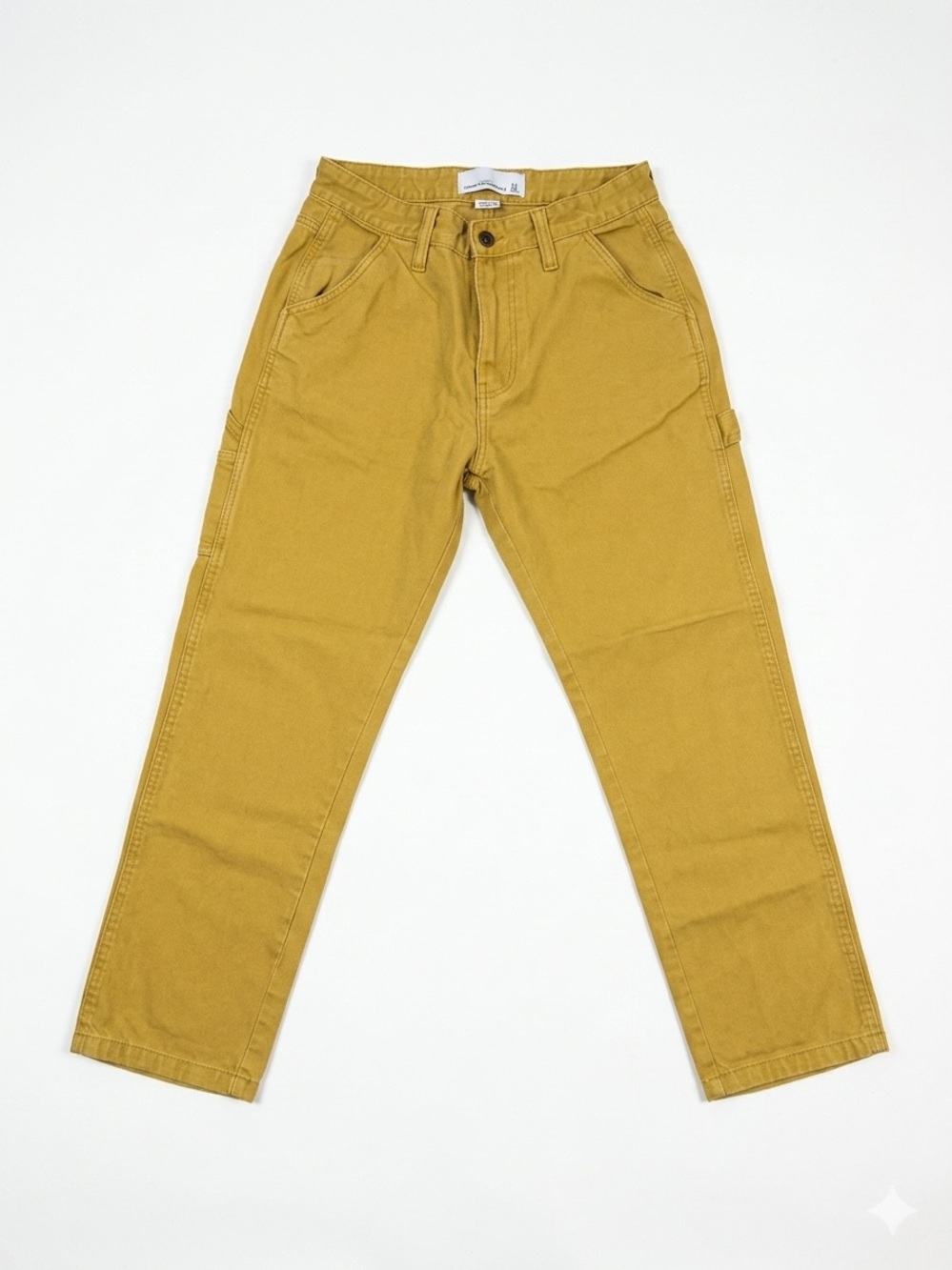 Men's Mustard Carpenter Chinos - Unbranded